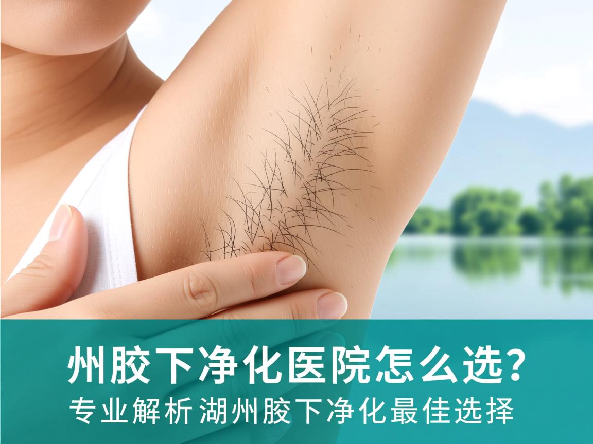 湖州腋下净化医院怎么选？专业解析湖州腋下净化最佳选择