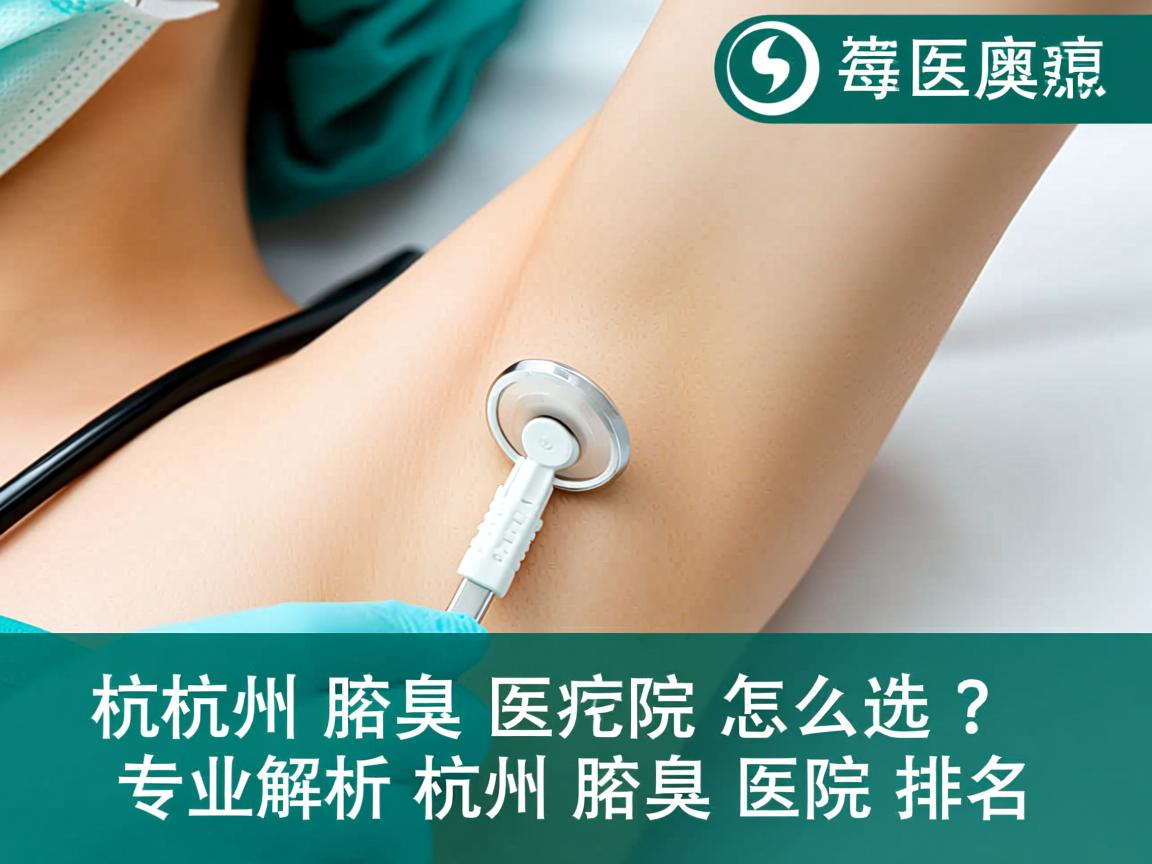杭州腋臭医院怎么选？专业解析杭州腋臭医院排名