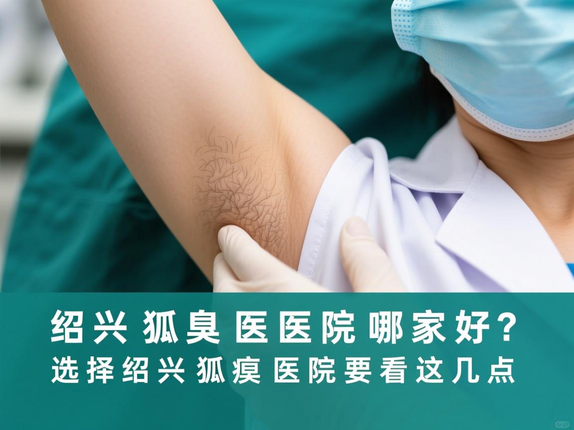 绍兴狐臭医院哪家好？选择绍兴狐臭医院要看这几点