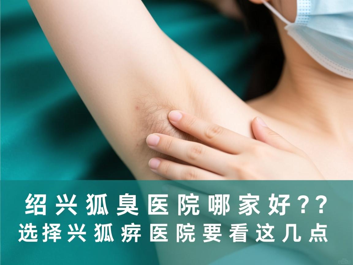 绍兴狐臭医院哪家好？选择绍兴狐臭医院要看这几点
