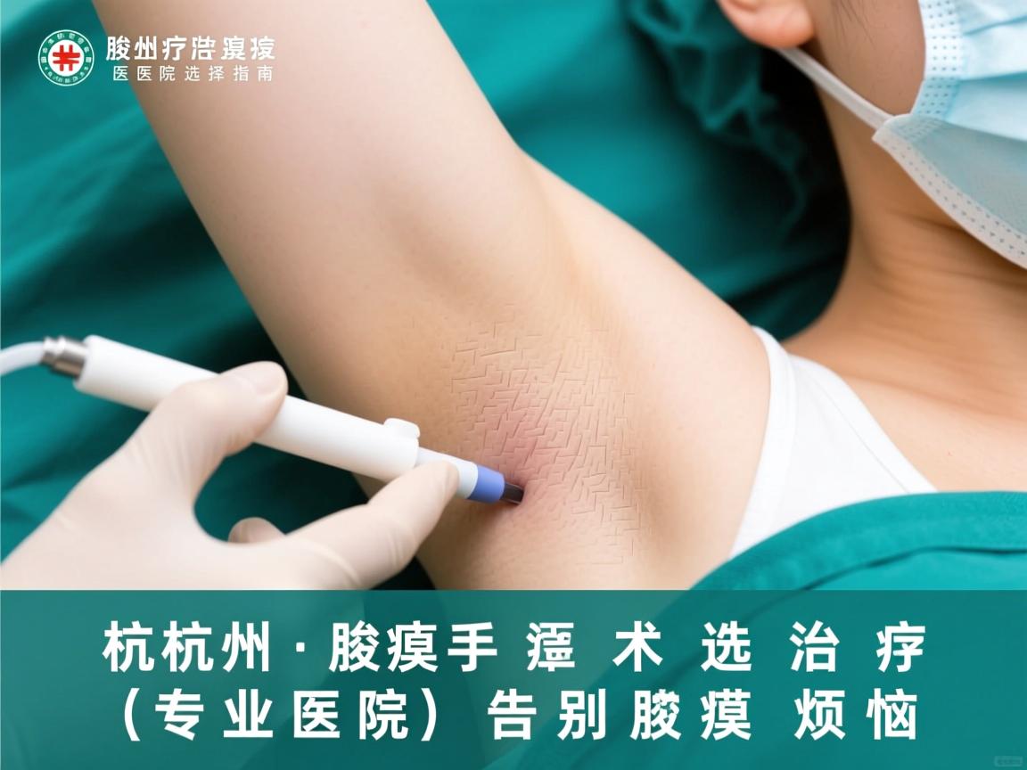 杭州腋臭手术治疗医院选择指南，专业医院，告别腋臭烦恼