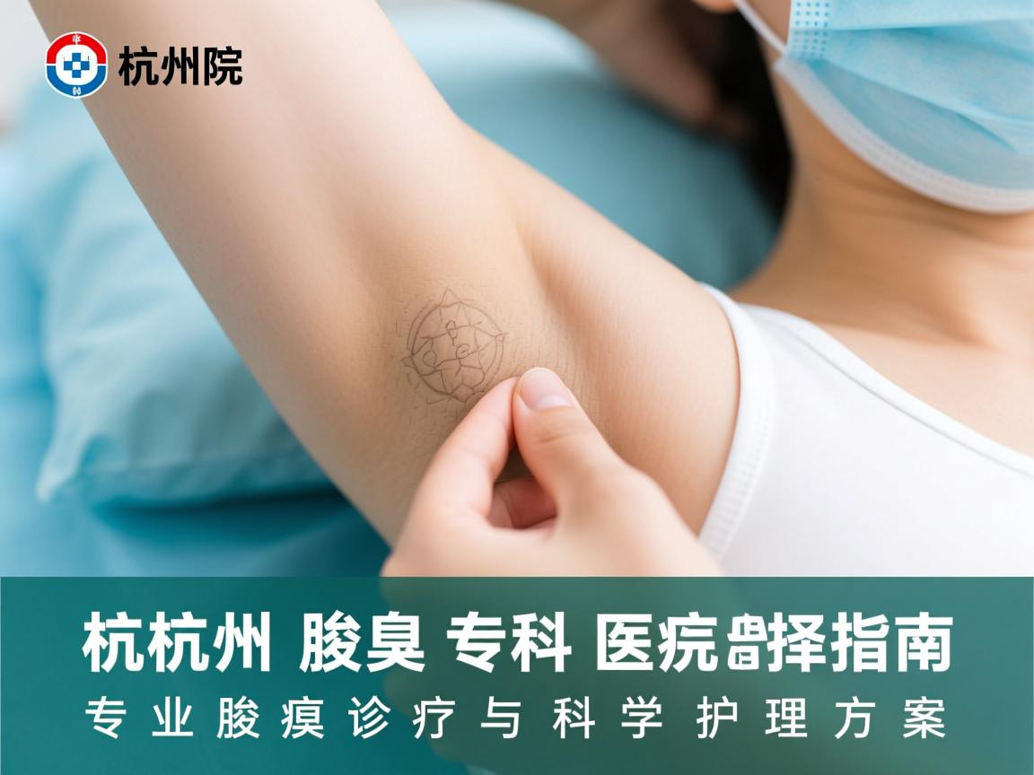 杭州腋臭专科医院选择指南，专业腋臭诊疗与科学护理方案