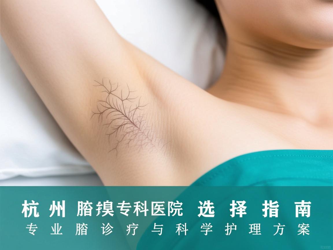杭州腋臭专科医院选择指南，专业腋臭诊疗与科学护理方案
