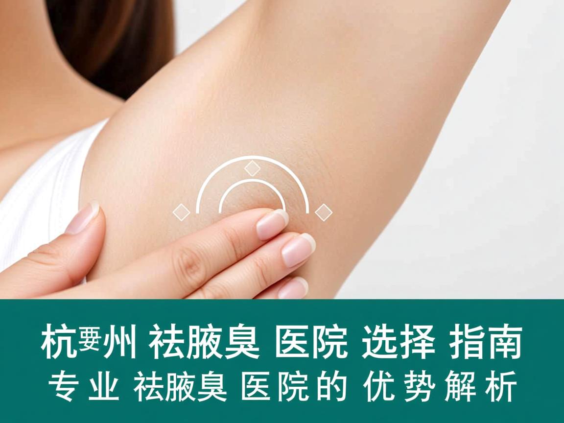 杭州祛腋臭医院选择指南,专业祛腋臭医院的优势解析 杭州祛腋臭医院选择指南,专业祛腋臭医院的优势解析