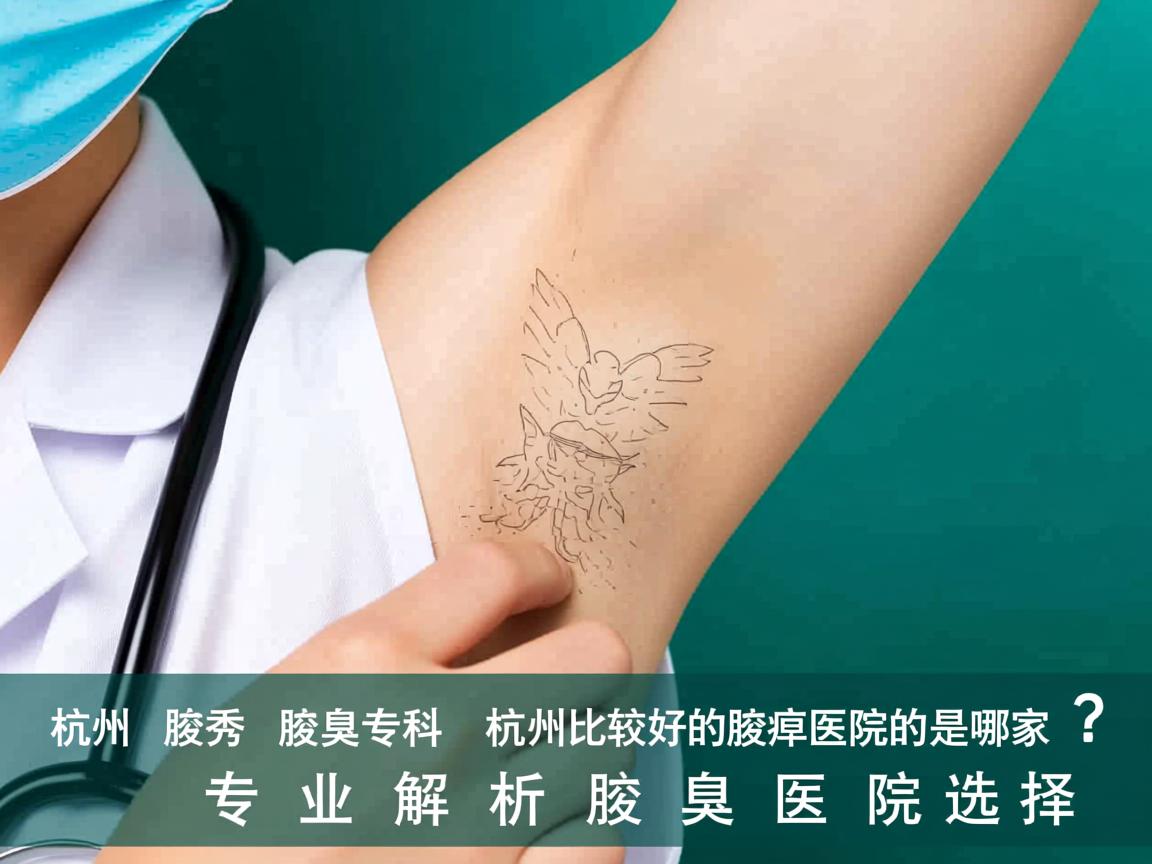 杭州腋秀腋臭专科，杭州比较好的腋臭医院是哪家？专业解析腋臭医院选择