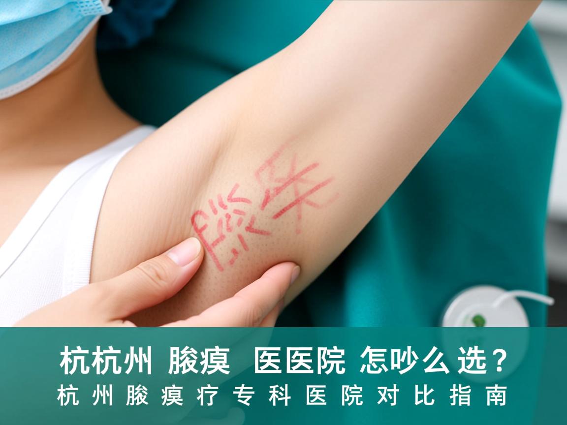 杭州腋臭医院怎么选？杭州腋臭专科医院对比指南