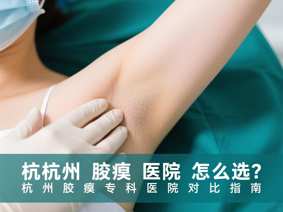杭州腋臭医院怎么选？杭州腋臭专科医院对比指南