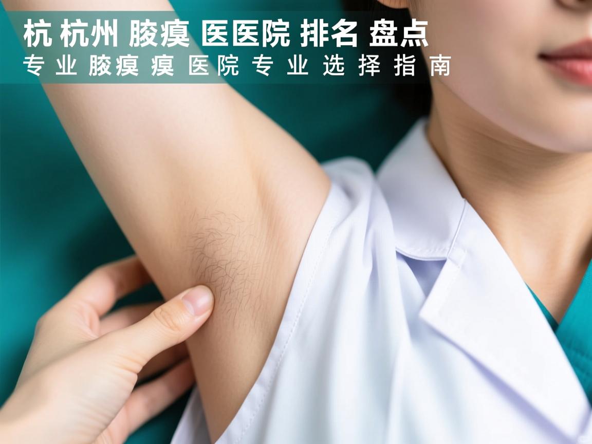 杭州腋臭医院排名盘点，专业腋臭医院的专业选择指南