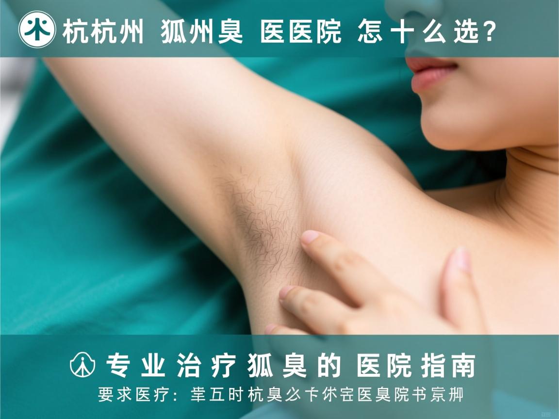 杭州狐臭医院怎么选？专业治疗狐臭的医院指南