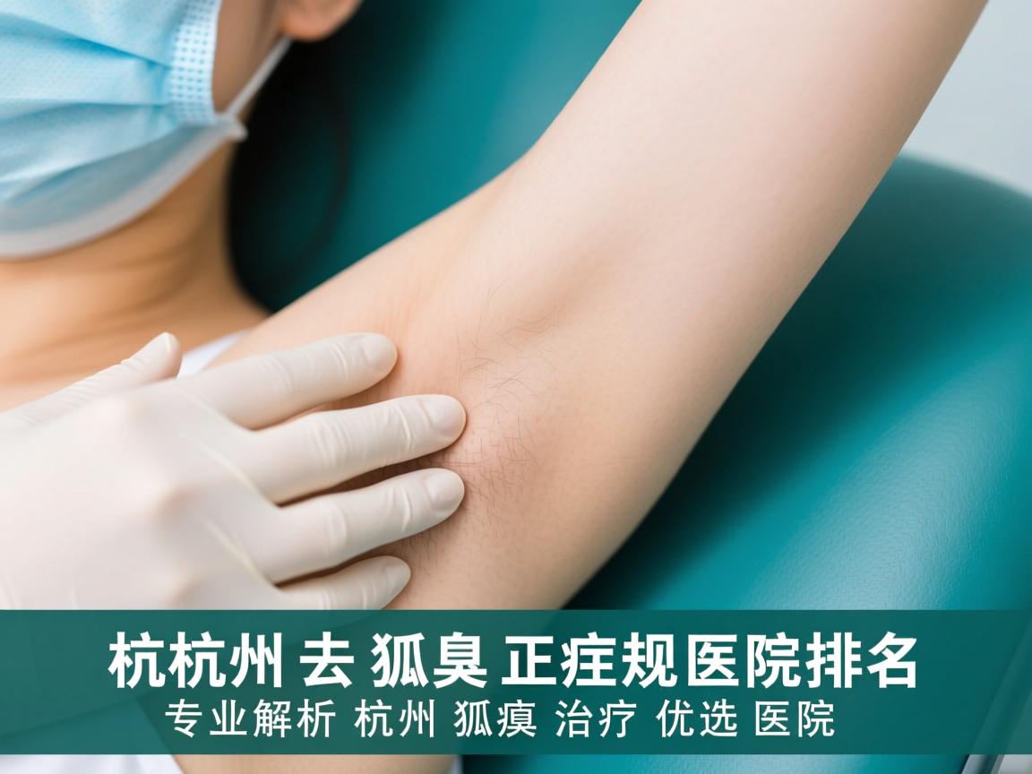 杭州去狐臭正规医院排名，专业解析杭州狐臭治疗优选医院