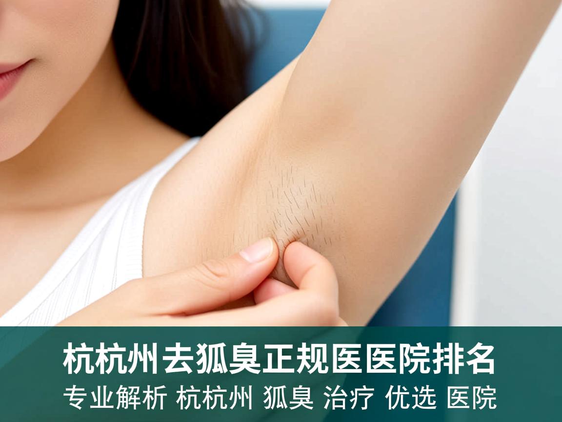 杭州去狐臭正规医院排名，专业解析杭州狐臭治疗优选医院