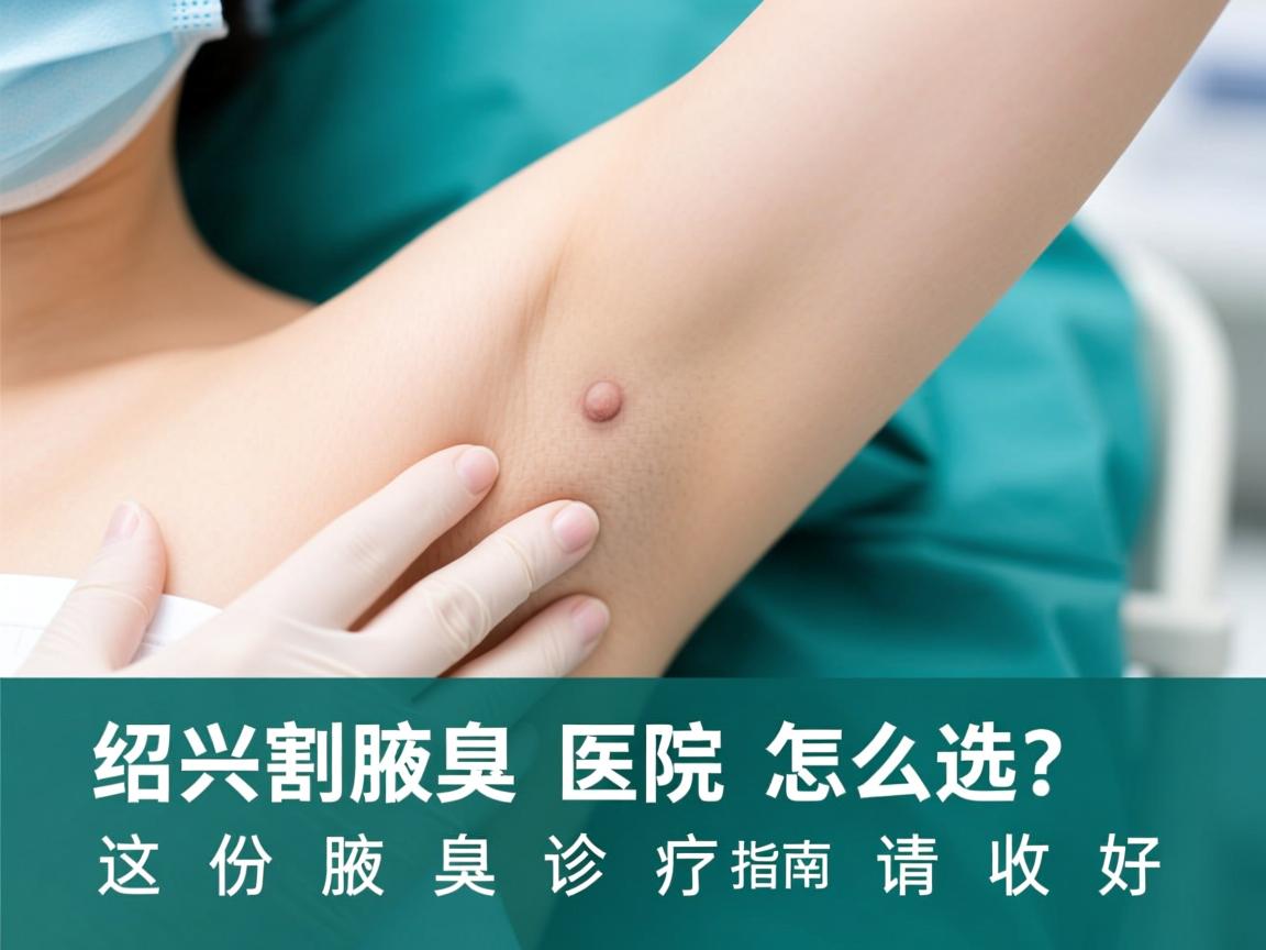 绍兴割腋臭医院怎么选？这份腋臭诊疗指南请收好