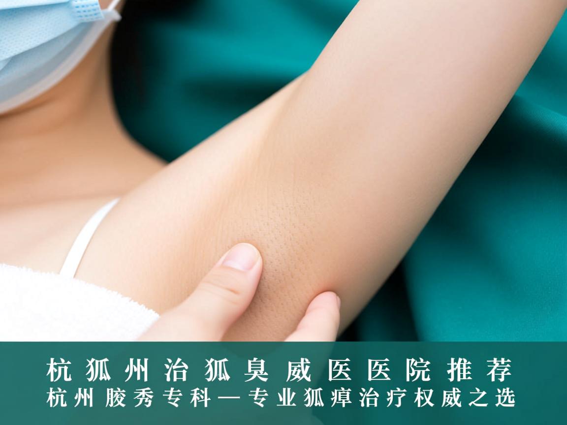 杭州治狐臭权威医院推荐，杭州腋秀专科，专业狐臭治疗权威之选