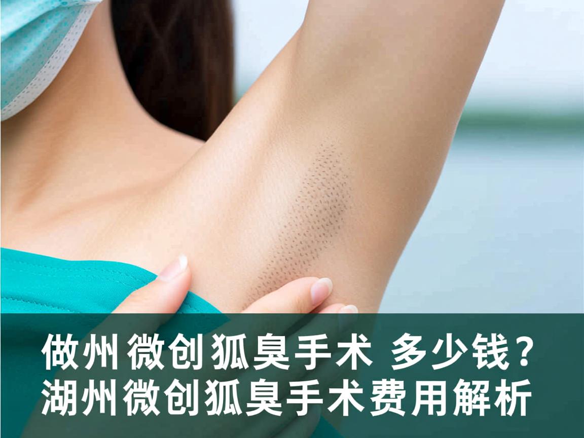 在湖州做微创狐臭手术多少钱？湖州微创狐臭手术费用解析