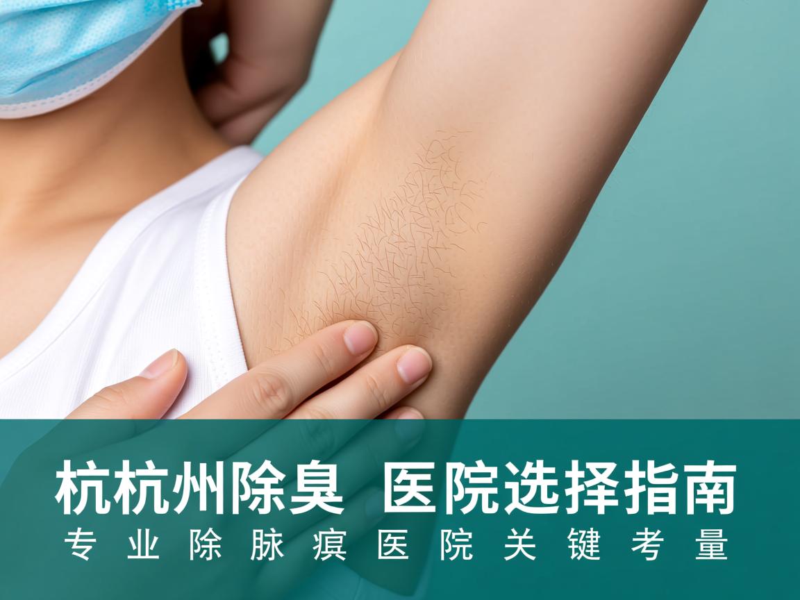 杭州除腋臭医院选择指南，专业除腋臭医院的关键考量