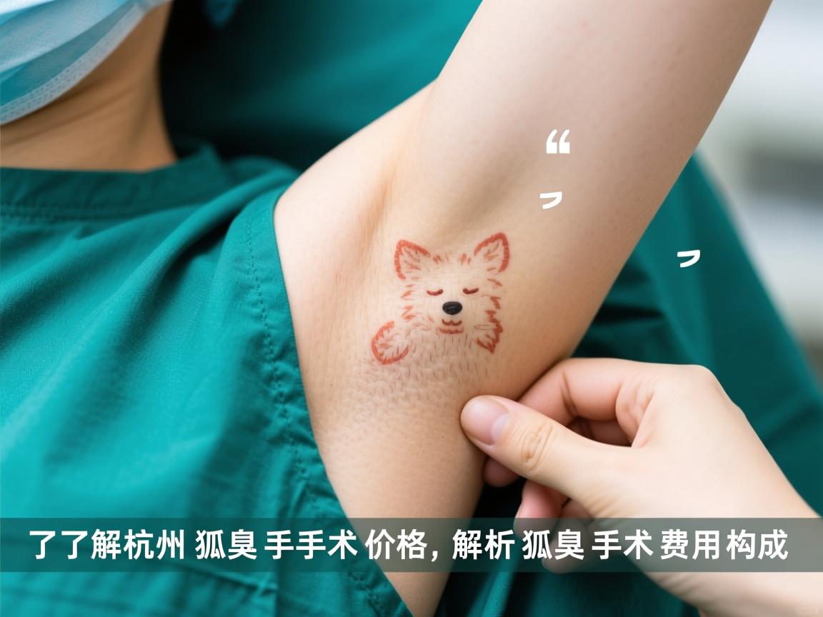 了解杭州狐臭手术价格，解析狐臭手术费用构成