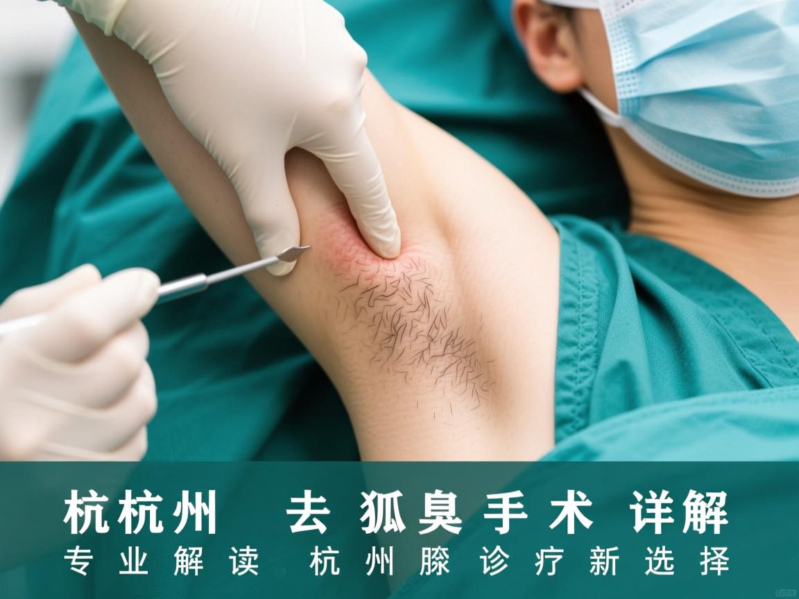 杭州去狐臭手术详解，专业解读杭州腋臭诊疗新选择
