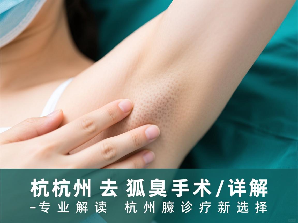 杭州去狐臭手术详解，专业解读杭州腋臭诊疗新选择