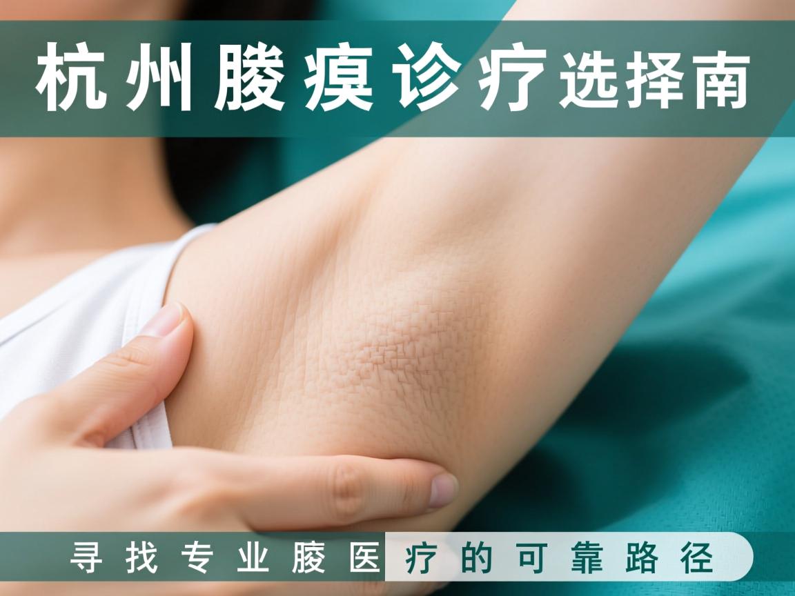 杭州腋臭诊疗选择指南，寻找专业腋臭医疗的可靠路径