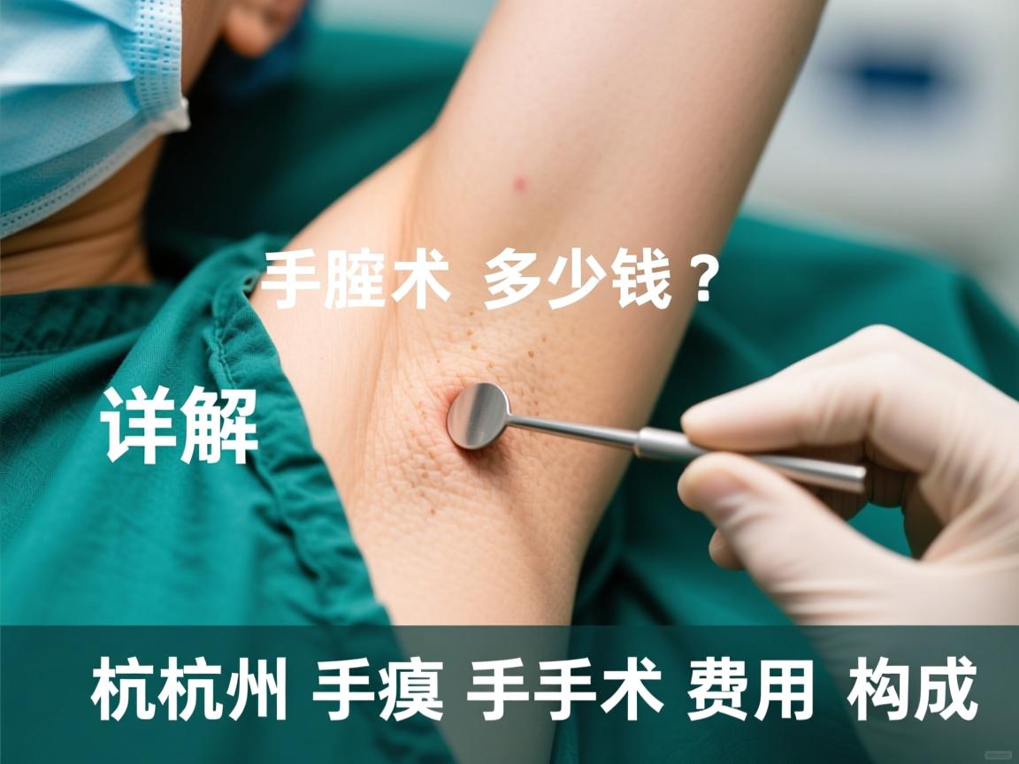 杭州腋臭手术多少钱？详解杭州腋臭手术费用构成