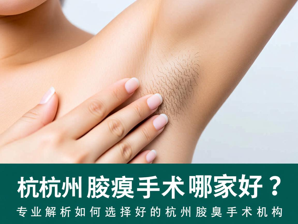 杭州腋臭手术哪家好？专业解析如何选择好的杭州腋臭手术机构
