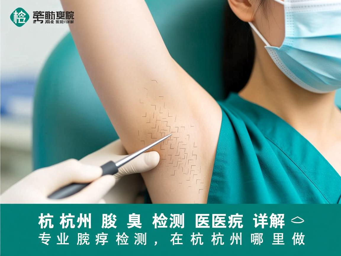 杭州腋臭检测医院详解，专业腋臭检测在杭州哪里做