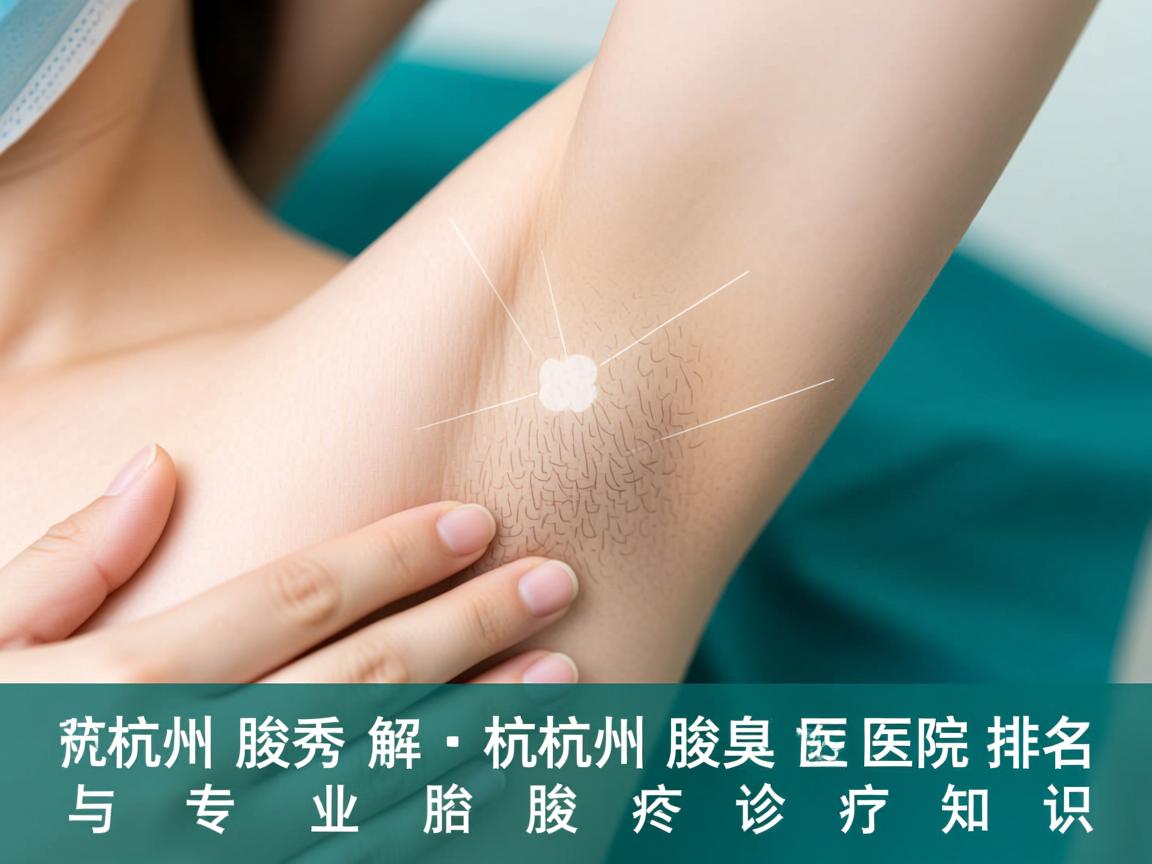 杭州腋秀解析，杭州腋臭医院排名与专业腋臭诊疗知识