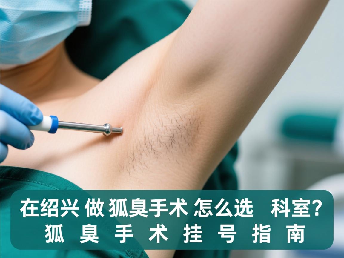 在绍兴做狐臭手术怎么选科室？狐臭手术挂号指南