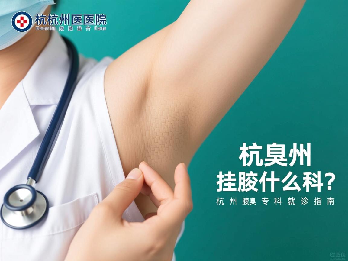 杭州医院腋臭挂什么科？详解杭州腋臭专科就诊指南