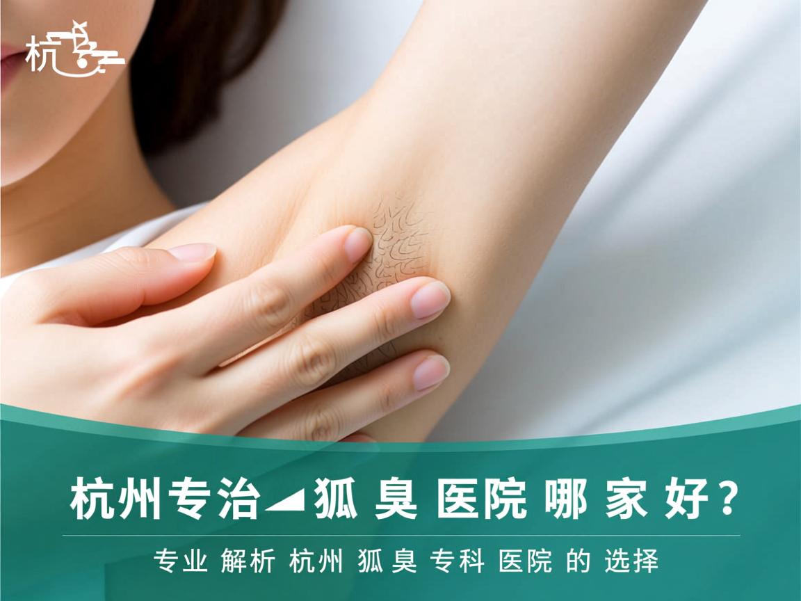 杭州专治狐臭医院哪家好？专业解析杭州狐臭专科医院的选择