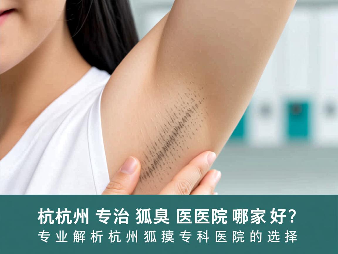 杭州专治狐臭医院哪家好？专业解析杭州狐臭专科医院的选择