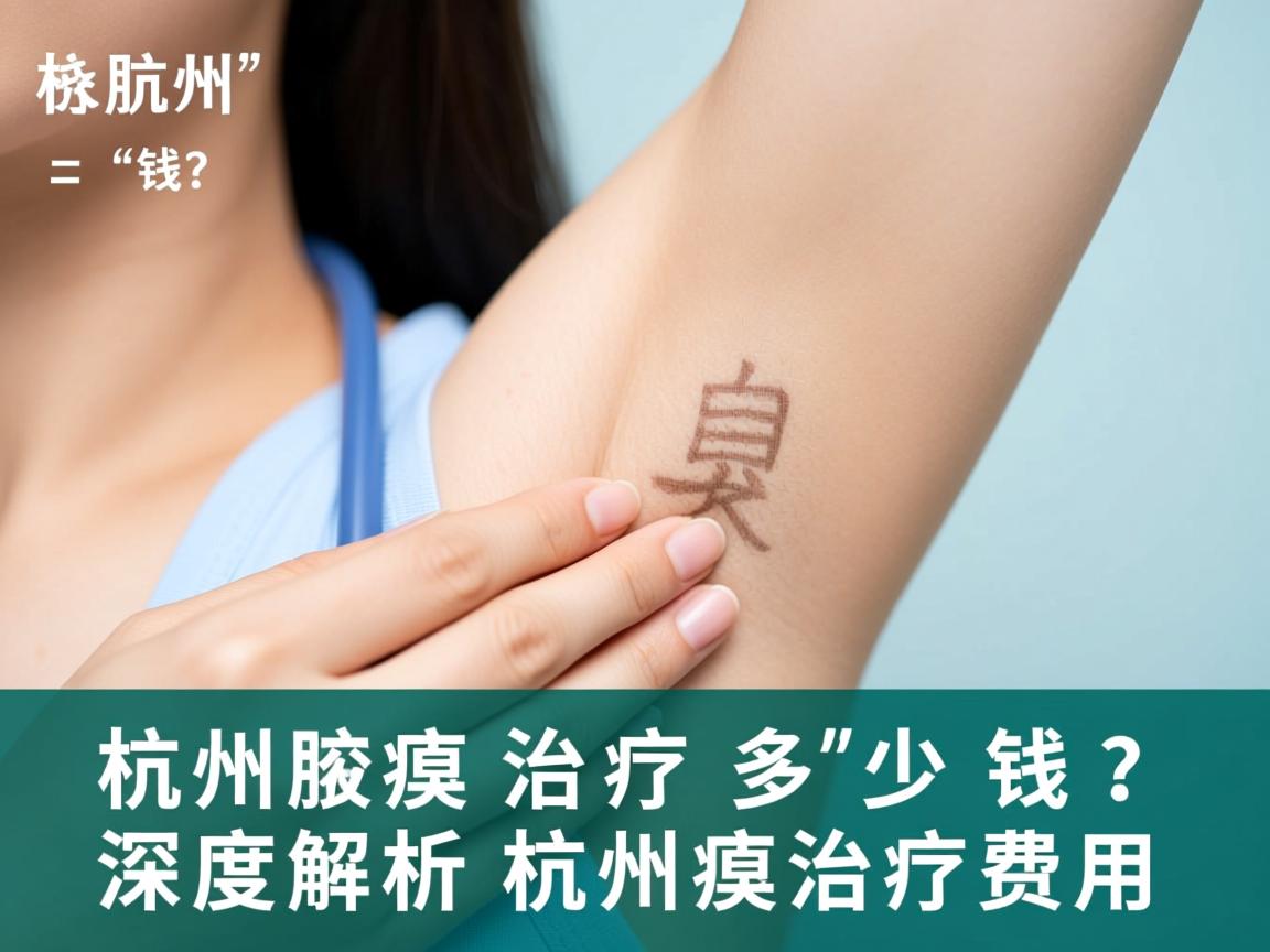 杭州腋臭治疗多少钱？深度解析杭州腋臭治疗费用