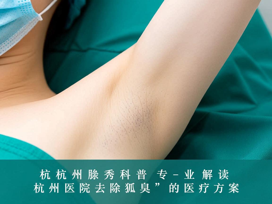 杭州腋秀科普,专业解读杭州医院去除狐臭的医疗方案 杭州腋秀科普,专业解读杭州医院去除狐臭的医疗方案
