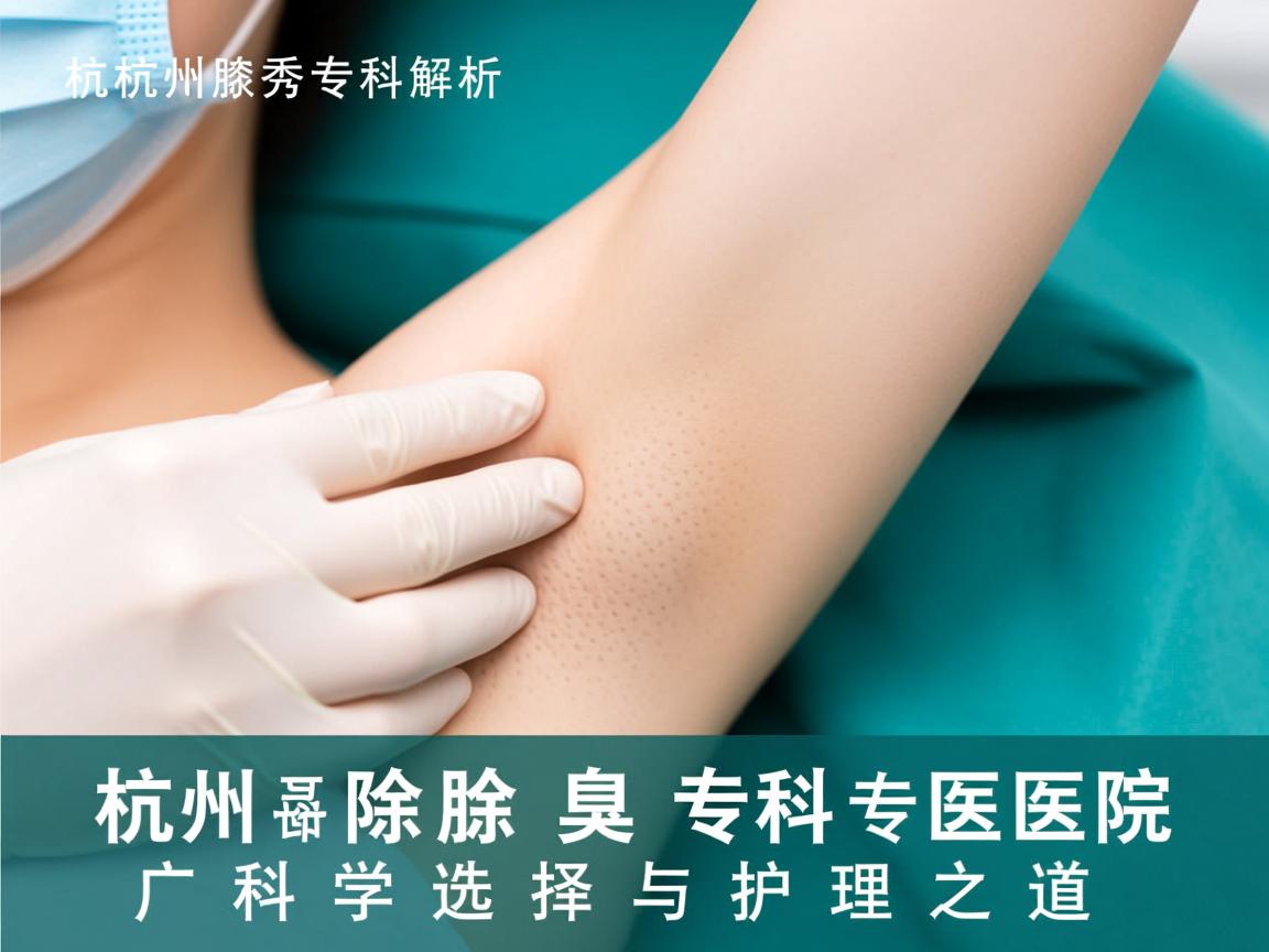 杭州腋秀专科解析,杭州除腋臭专科医院的科学选择与护理之道 杭州腋秀专科解析,杭州除腋臭专科医院的科学选择与护理之道