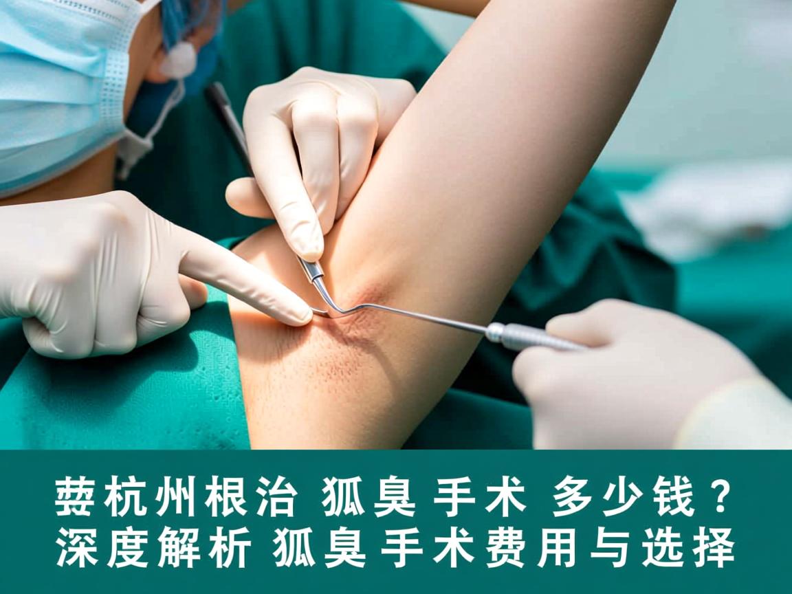 杭州根治狐臭手术多少钱？深度解析狐臭手术费用与选择