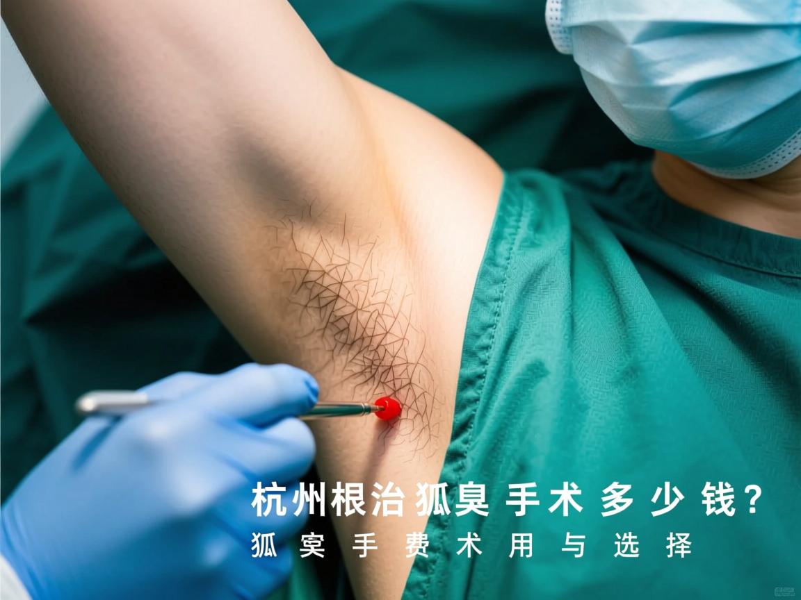 杭州根治狐臭手术多少钱？深度解析狐臭手术费用与选择