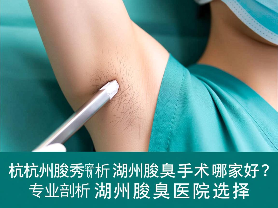 杭州腋秀解析,湖州腋臭手术哪家好?专业剖析湖州腋臭医院选择 杭州腋秀解析,湖州腋臭手术哪家好?专业剖析湖州腋臭医院选择
