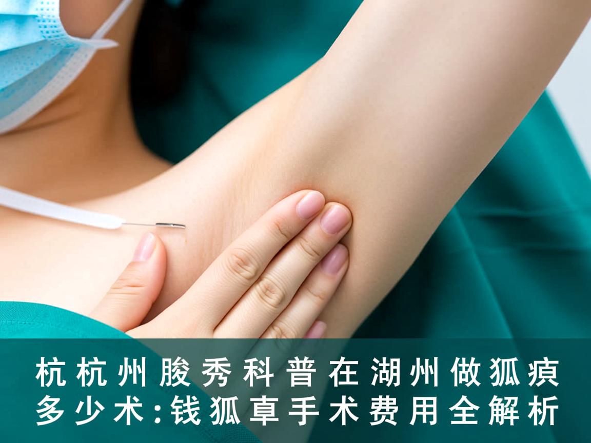 杭州腋秀科普，在湖州做狐臭手术多少钱，狐臭手术费用全解析