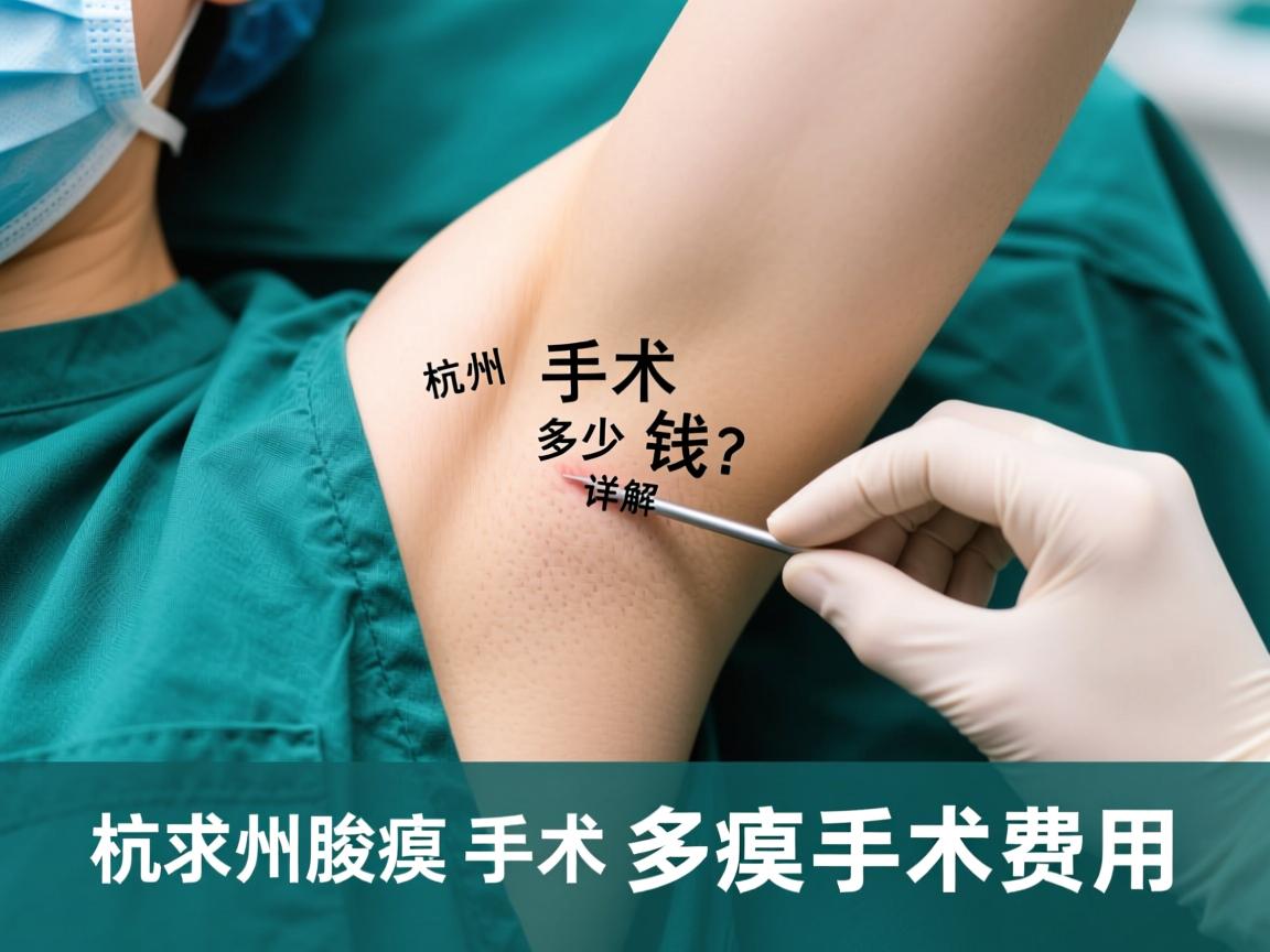 杭州腋臭手术多少钱？详解杭州腋臭手术费用