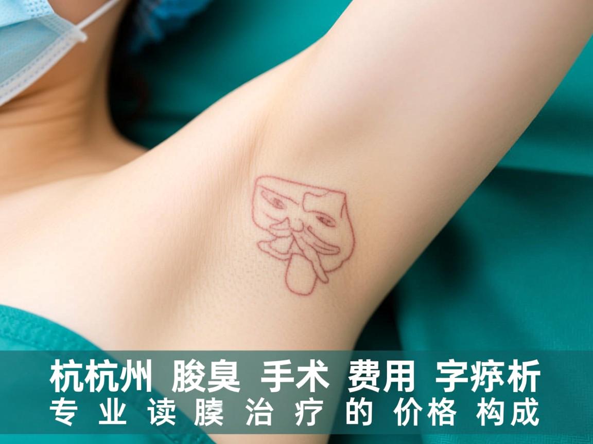 杭州腋臭手术费用解析,专业解读腋臭治疗的价格构成 杭州腋臭手术费用解析,专业解读腋臭治疗的价格构成