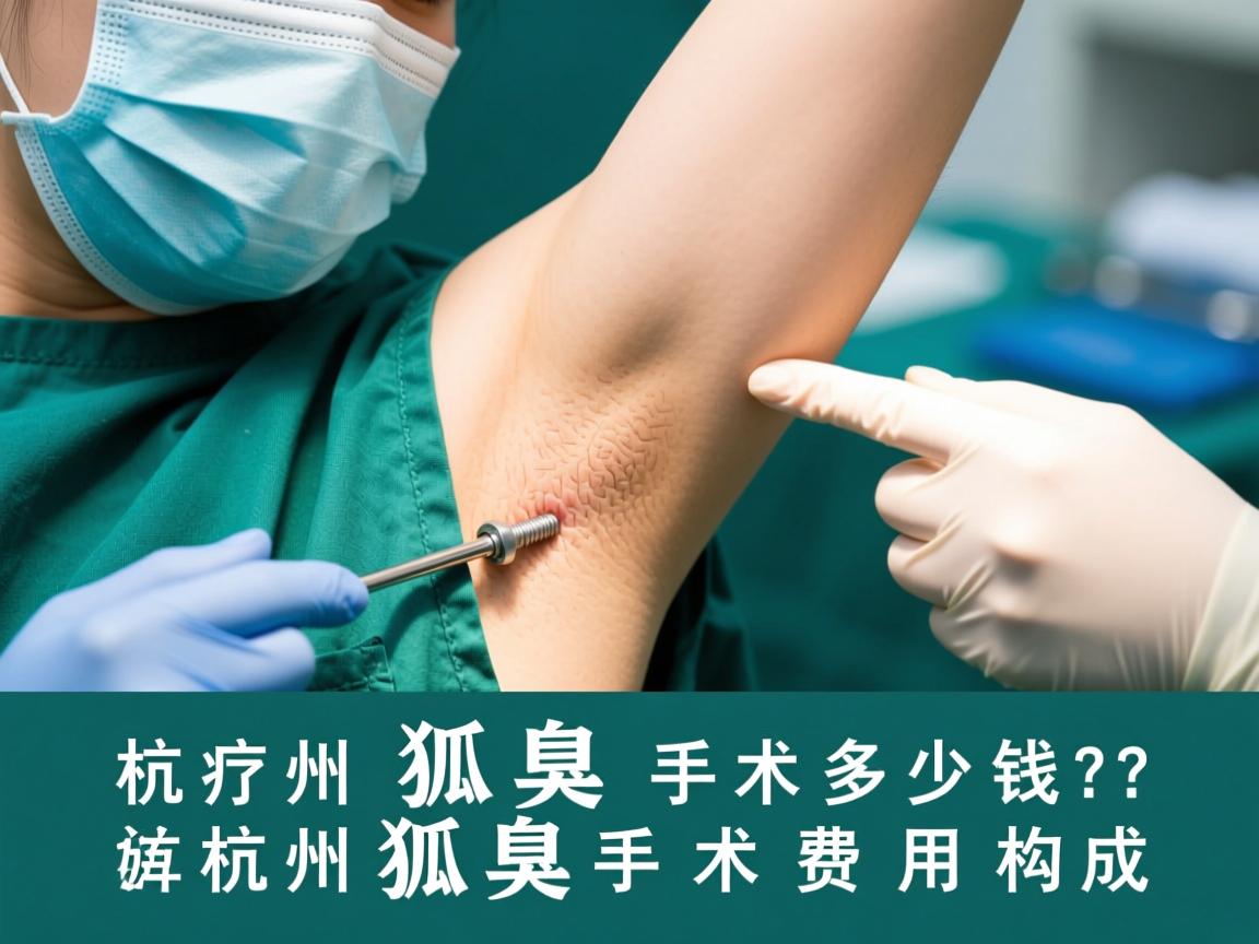 杭州狐臭手术多少钱?详解杭州狐臭手术费用构成 杭州狐臭手术多少钱?详解杭州狐臭手术费用构成