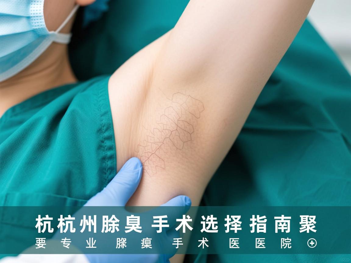 杭州除腋臭手术选择指南,聚焦专业腋臭手术医院 杭州除腋臭手术选择指南,聚焦专业腋臭手术医院