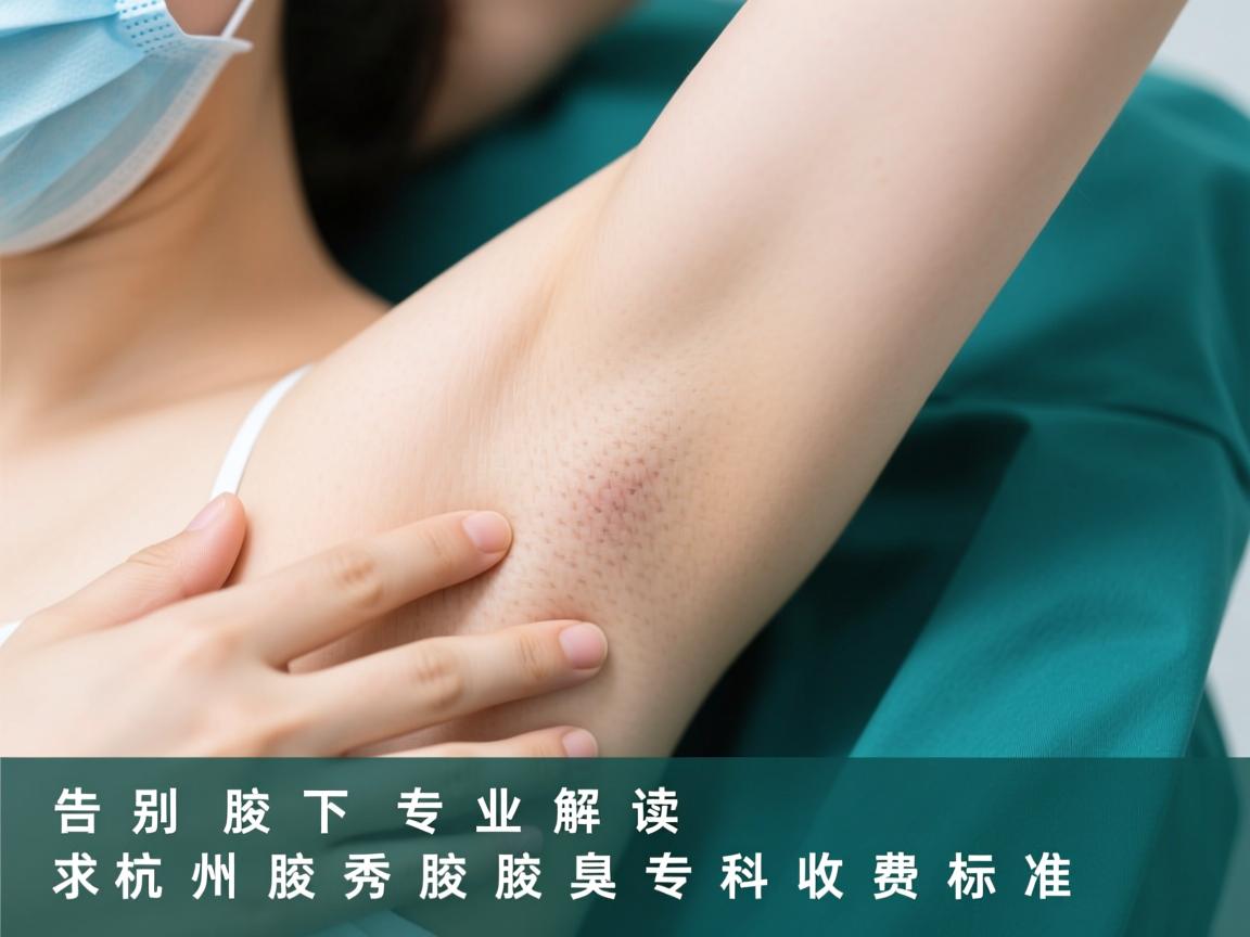 告别腋下尴尬，专业解读杭州腋秀腋臭专科收费标准