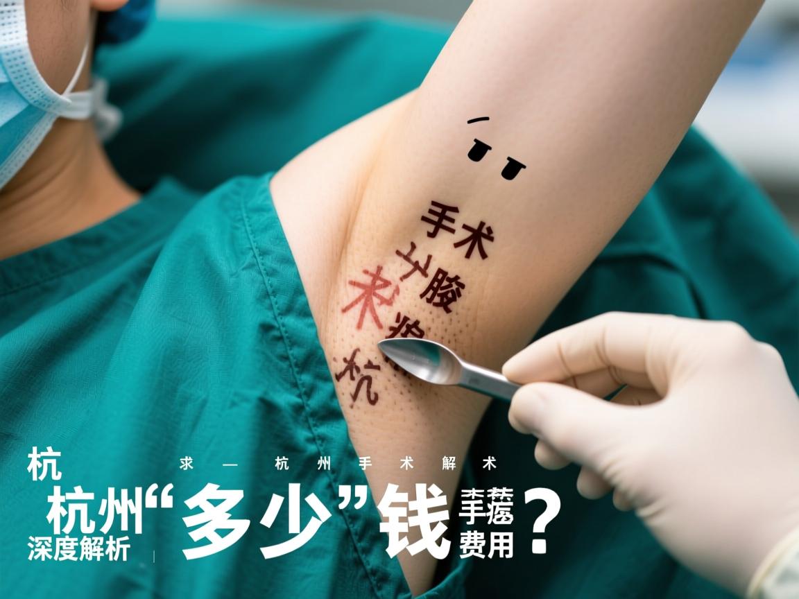 杭州腋臭手术多少钱？深度解析杭州腋臭手术费用
