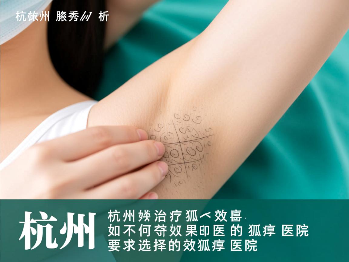 杭州腋秀解析，杭州治疗狐臭效果好的医院，如何选择效果好的狐臭医院