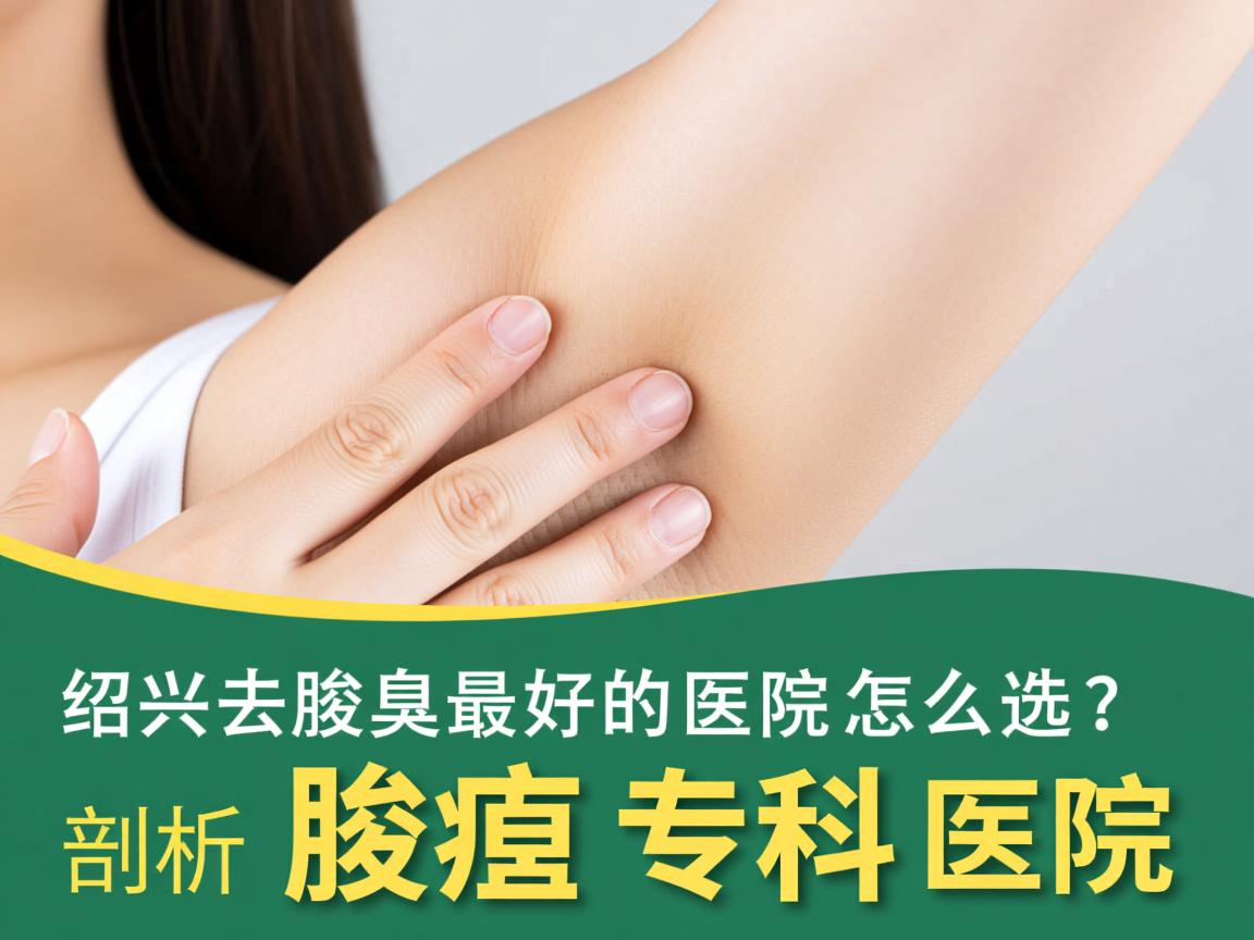 绍兴去腋臭最好的医院怎么选？剖析绍兴腋臭专科医院