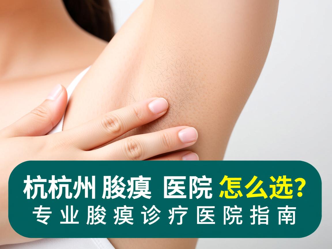 杭州腋臭医院怎么选？专业腋臭诊疗医院指南