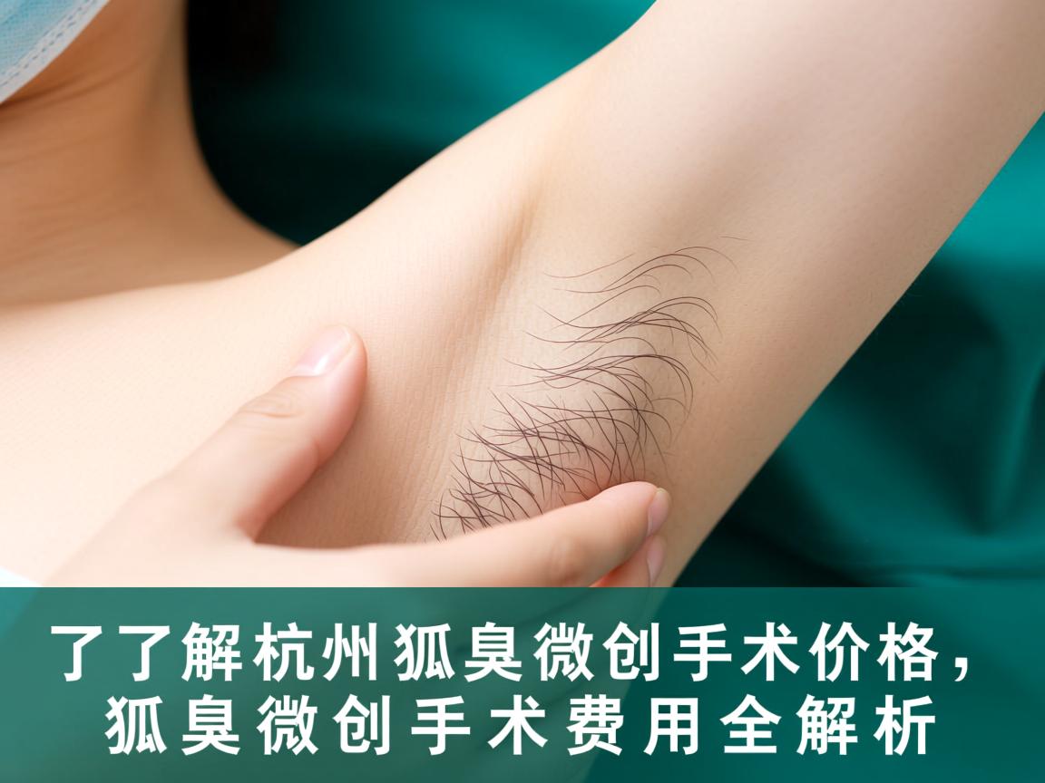 了解杭州狐臭微创手术价格，狐臭微创手术费用全解析