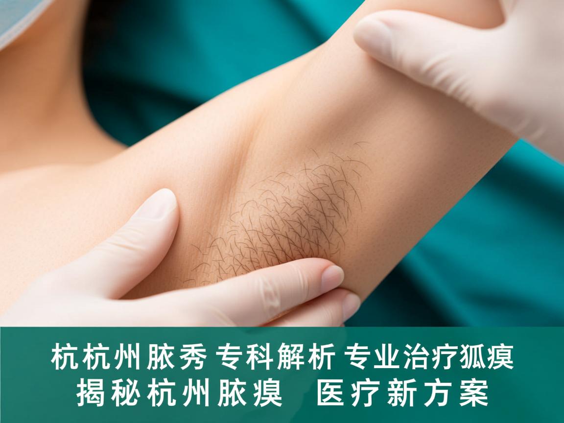 杭州腋秀专科解析，专业治疗狐臭，揭秘杭州腋臭医疗新方案