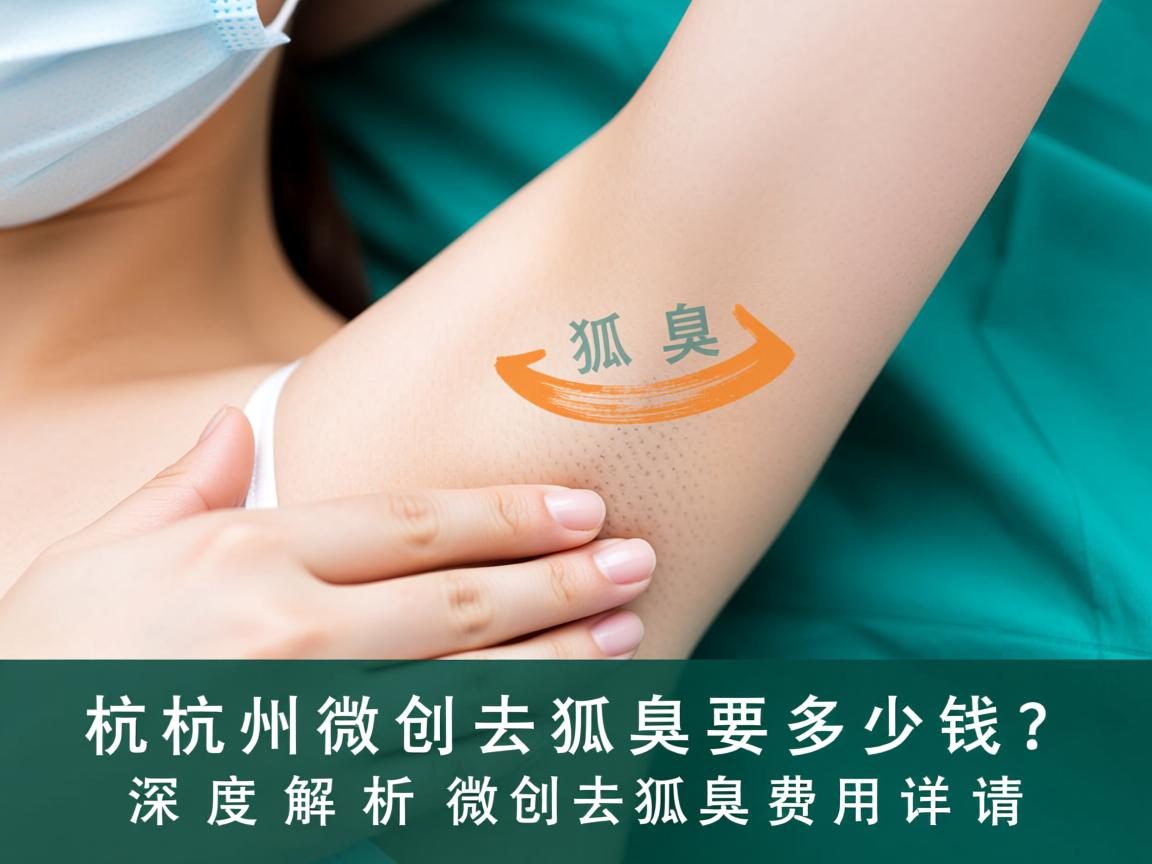 杭州微创去狐臭要多少钱？深度解析微创去狐臭费用详情